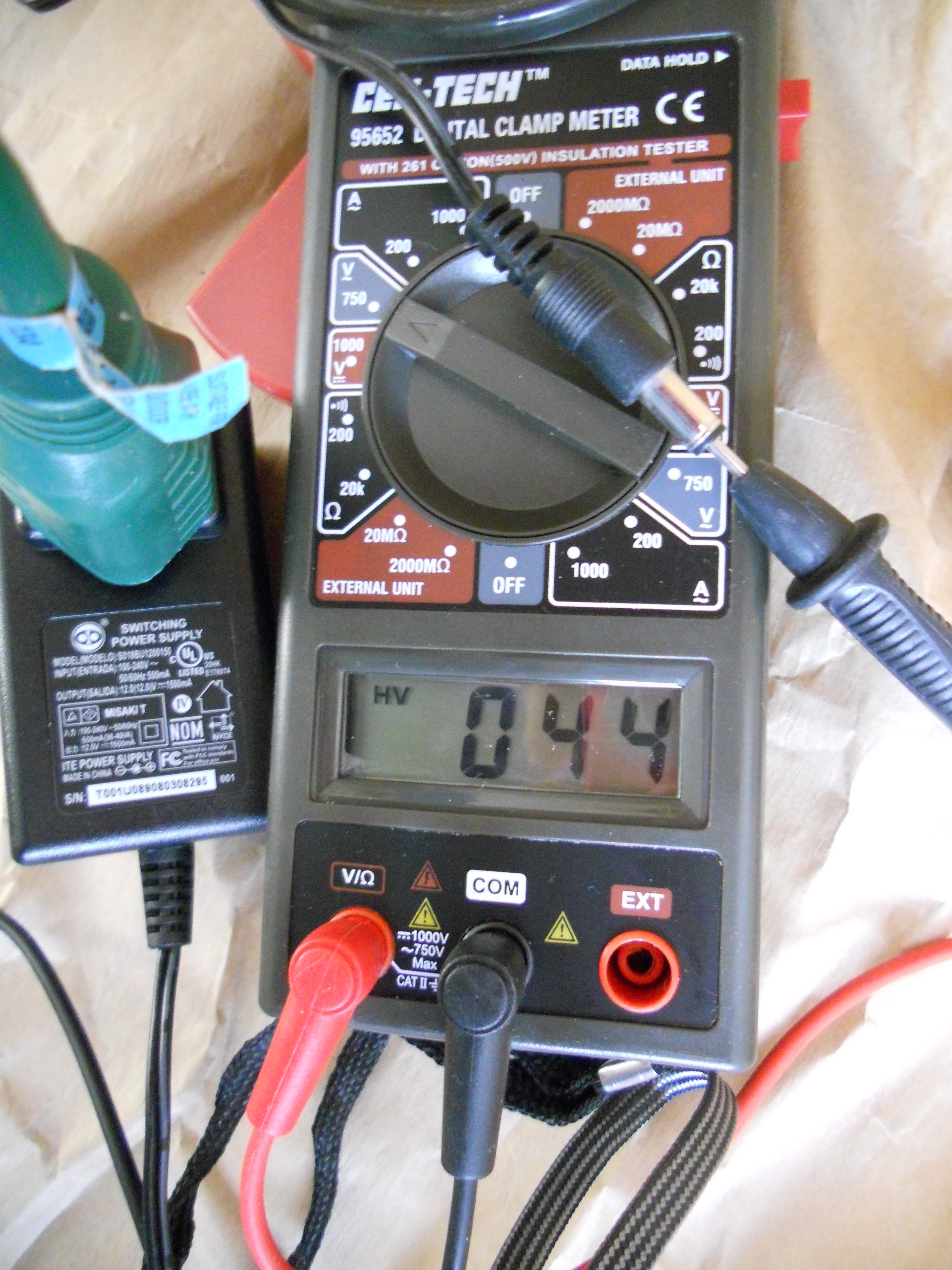 Western Digita Power Supply #1 - 44 volts leakage